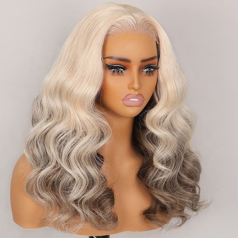 Peekaboo Honey Blonde Loose Body Wave Glueless Wig